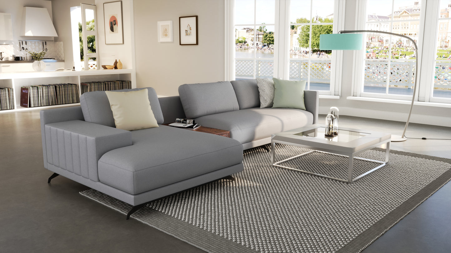 Elite Comfort Grey Sectional