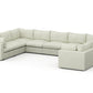 Bennet Pearl Cream 9 Seater U Shape