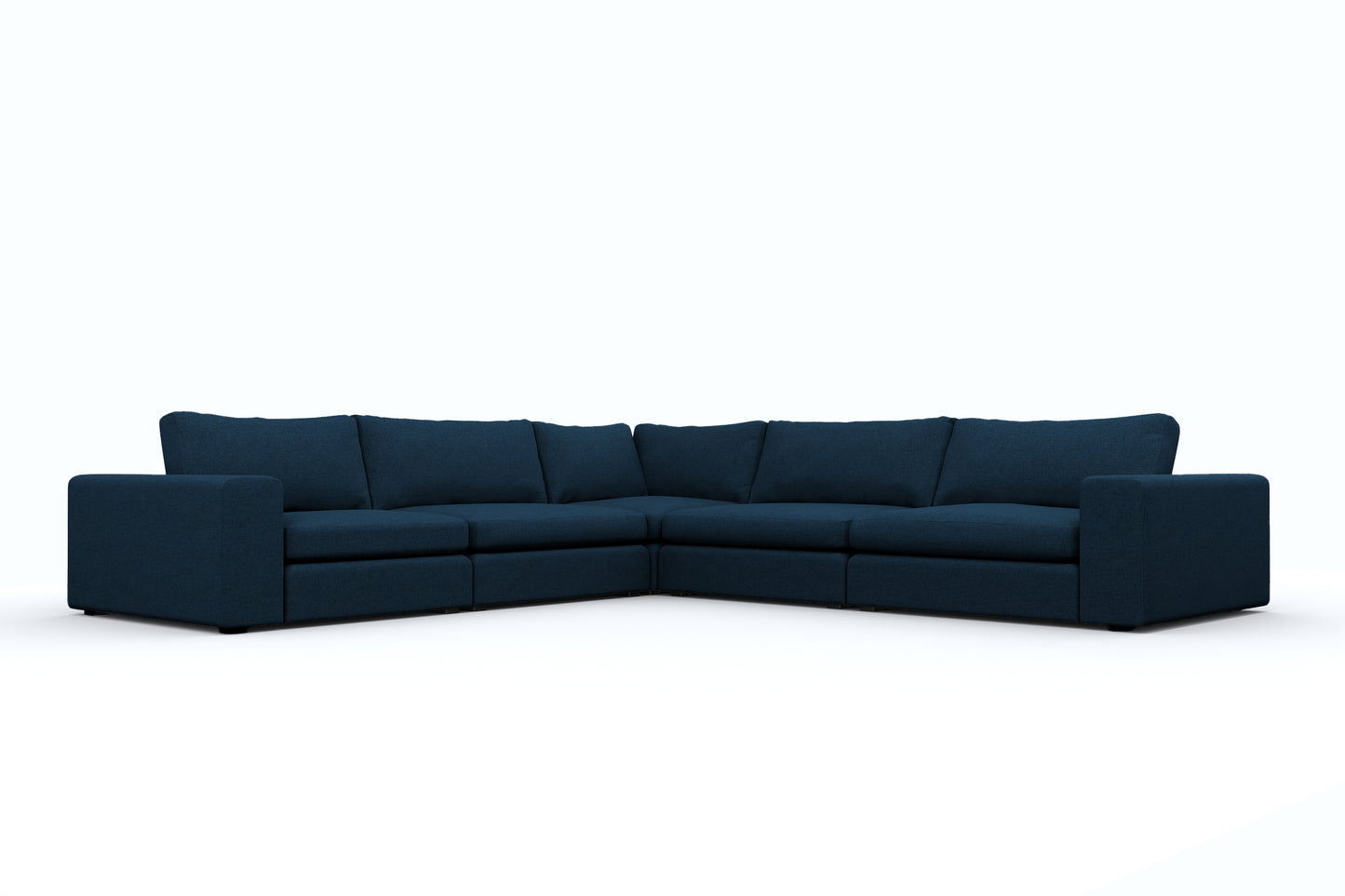 Titan Libby Grey Corner Sectional 5 Seater