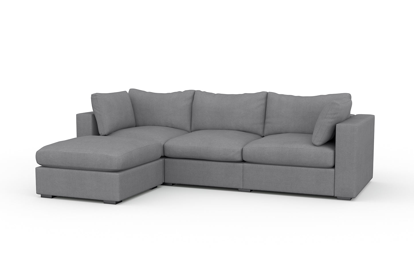 Bennet Pewter Grey Sofa & Ottoman