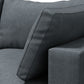 Bennet Pewter Grey 6 Seater U Shape