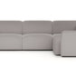 Luna Boucle White Right Sectional