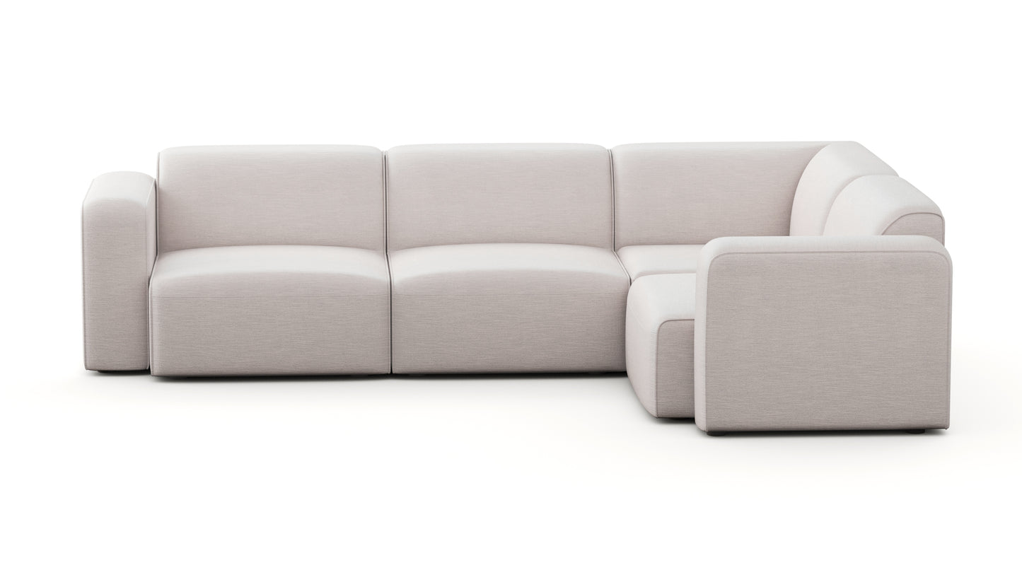 Luna Blue Right Sectional