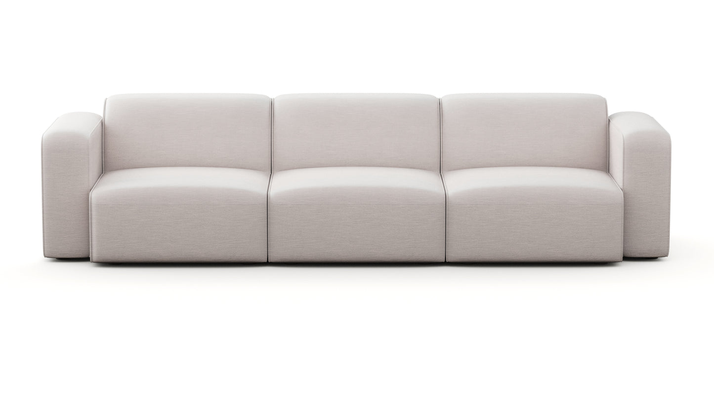 Luna Boucle White Sofa