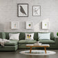 Juniper Green Corduroy Sectional