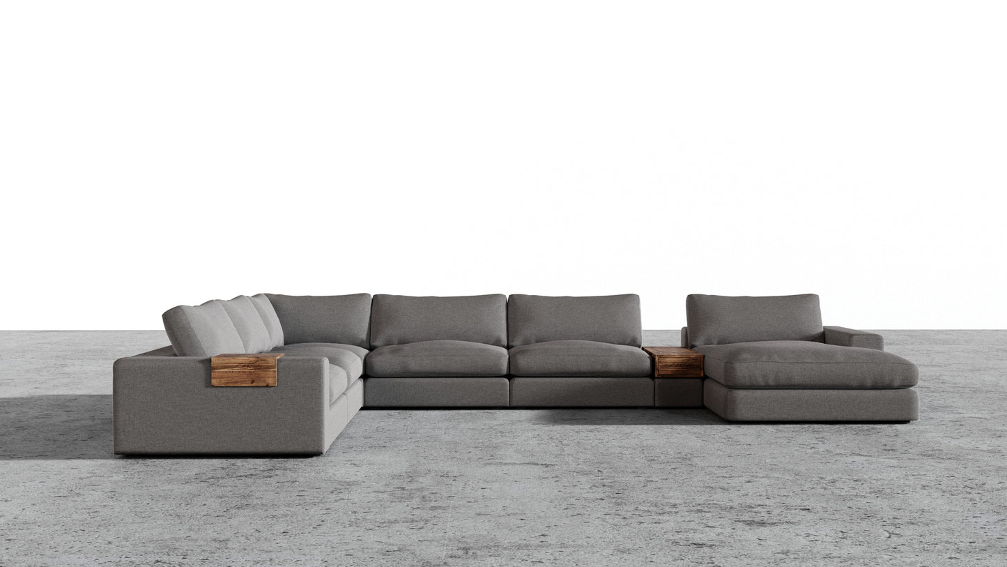 MGR 5 Seat + Chaise Corner Sectional