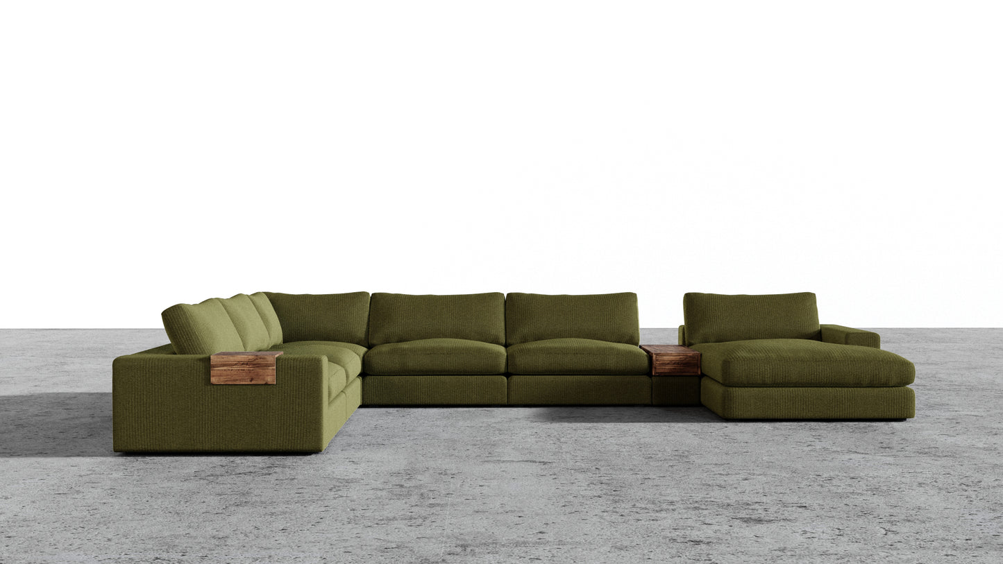 MGR 5 Seat + Chaise Corner Sectional