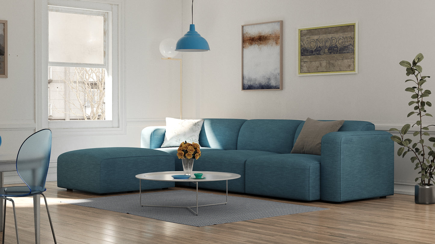 Luna Blue Sectional