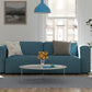 Luna Blue Loveseat