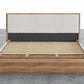 Aspen Bed With Upholstered Back