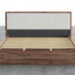 Aspen Bed With Upholstered Back