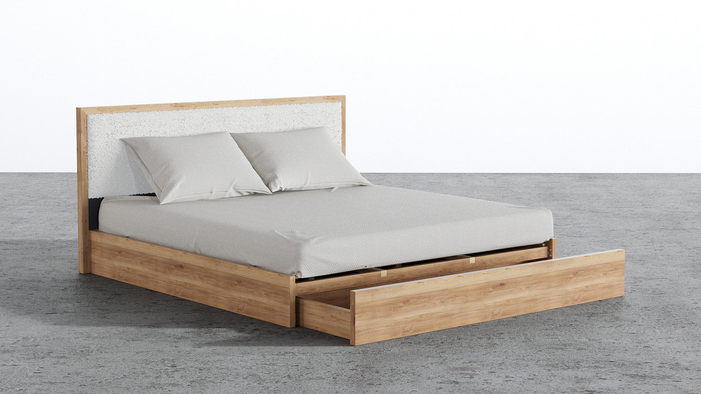 Aspen Bed With Upholstered Back