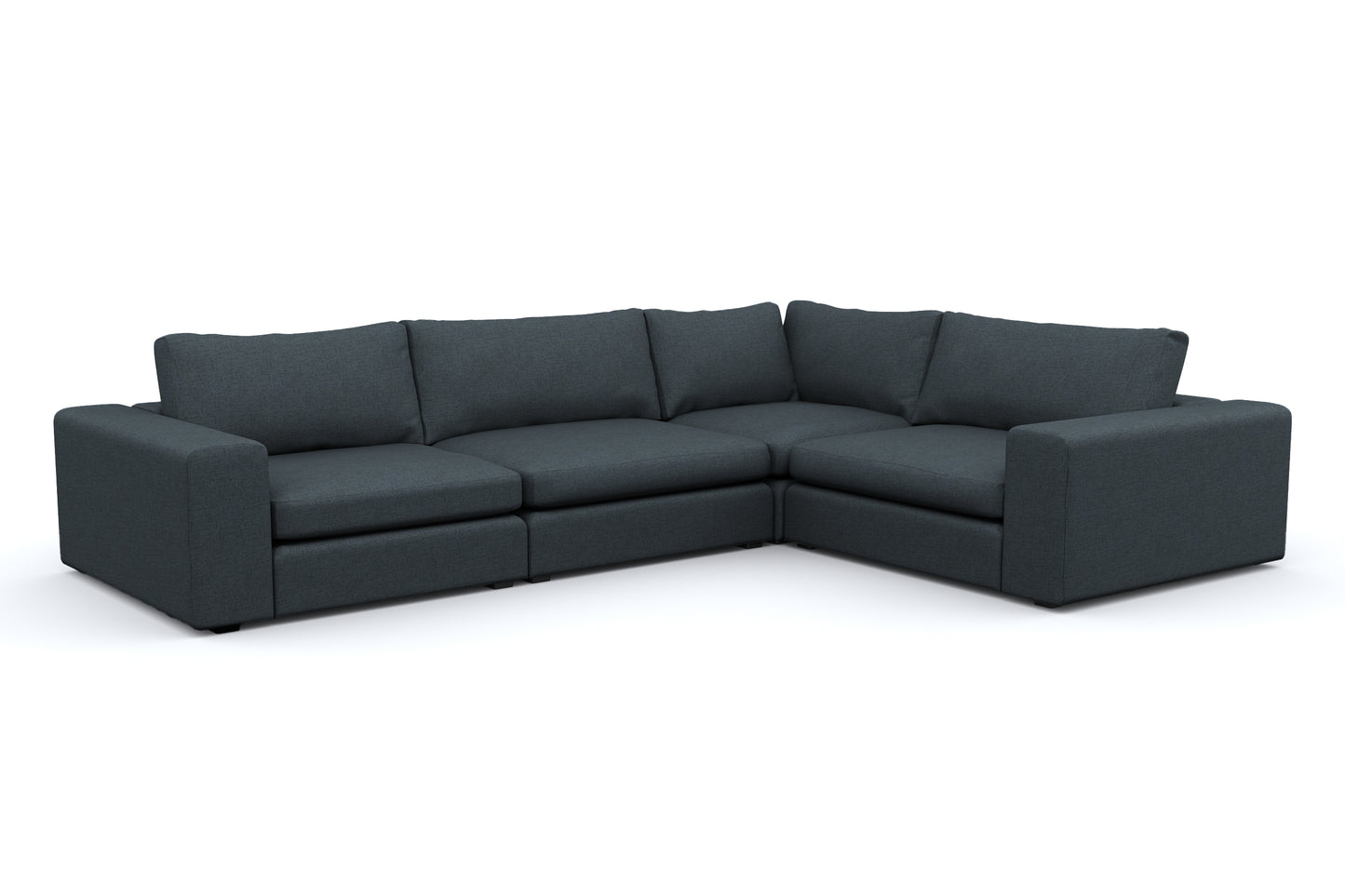 Titan Libby Grey 4 Seat Corner Sectional