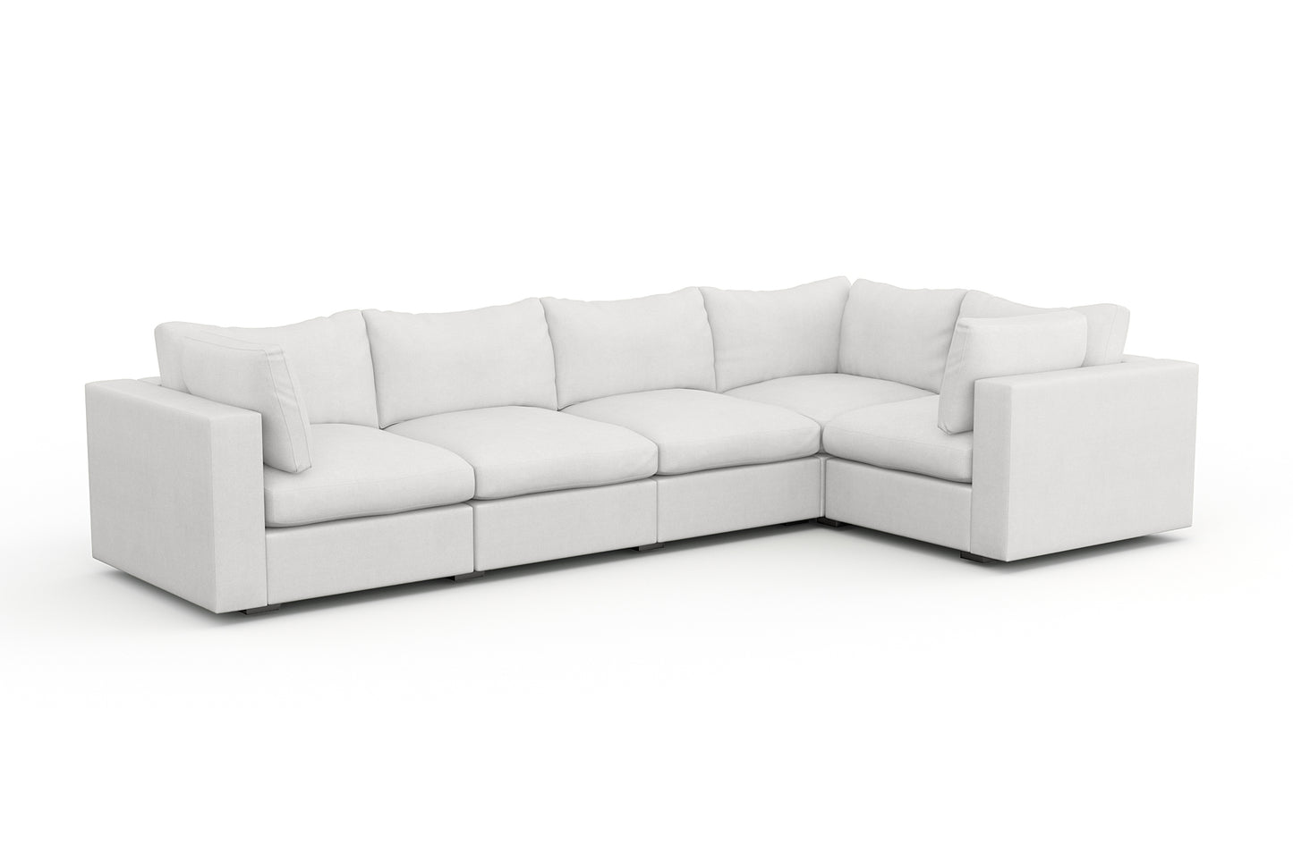 Bennet Amber Beige 5 Seat Corner Sectional