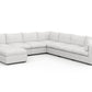 Bennet Pewter Grey 7 Seat Corner Sectional