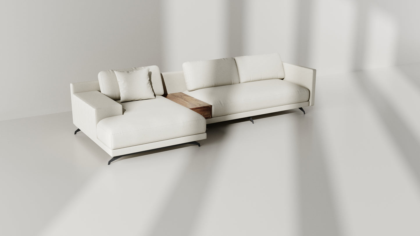 Elite Comfort Cream Sectional