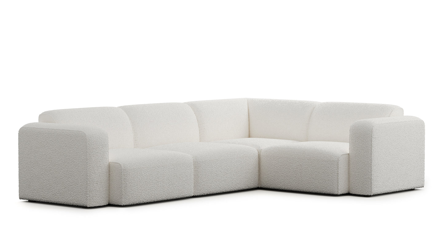 Luna Blue Right Sectional