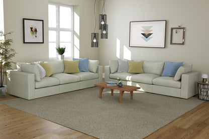 Bennet Pearl Cream 3 Seat Sofa & 3 Seat Sofa Set