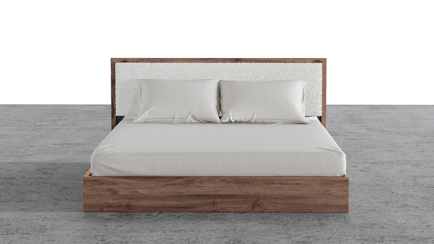 Aspen Bed With Upholstered Back