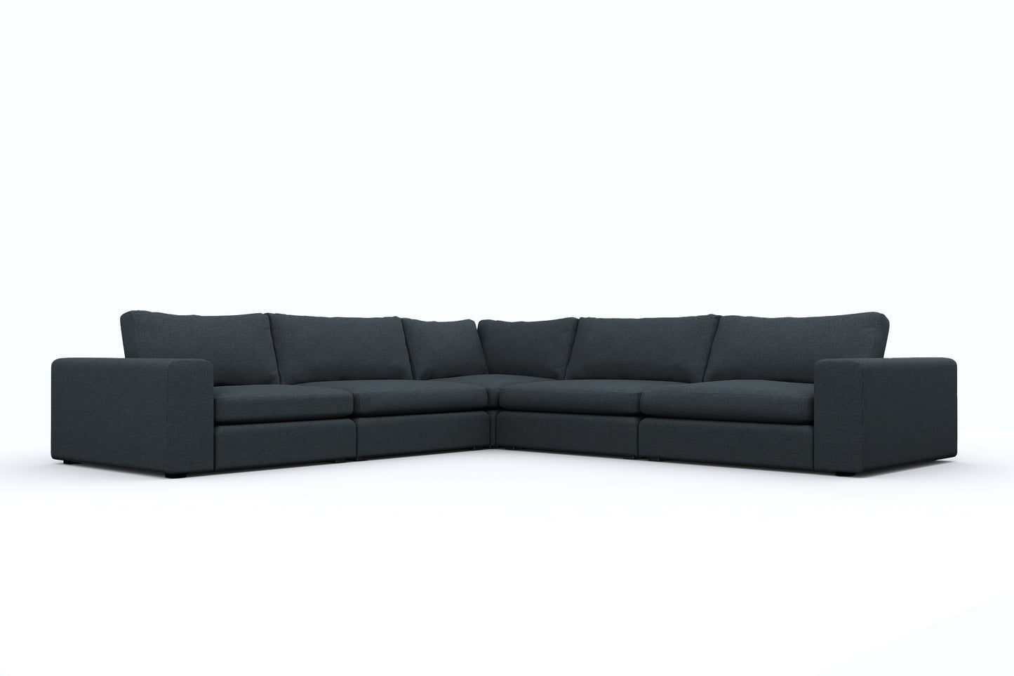 Titan Libby Grey Corner Sectional 5 Seater