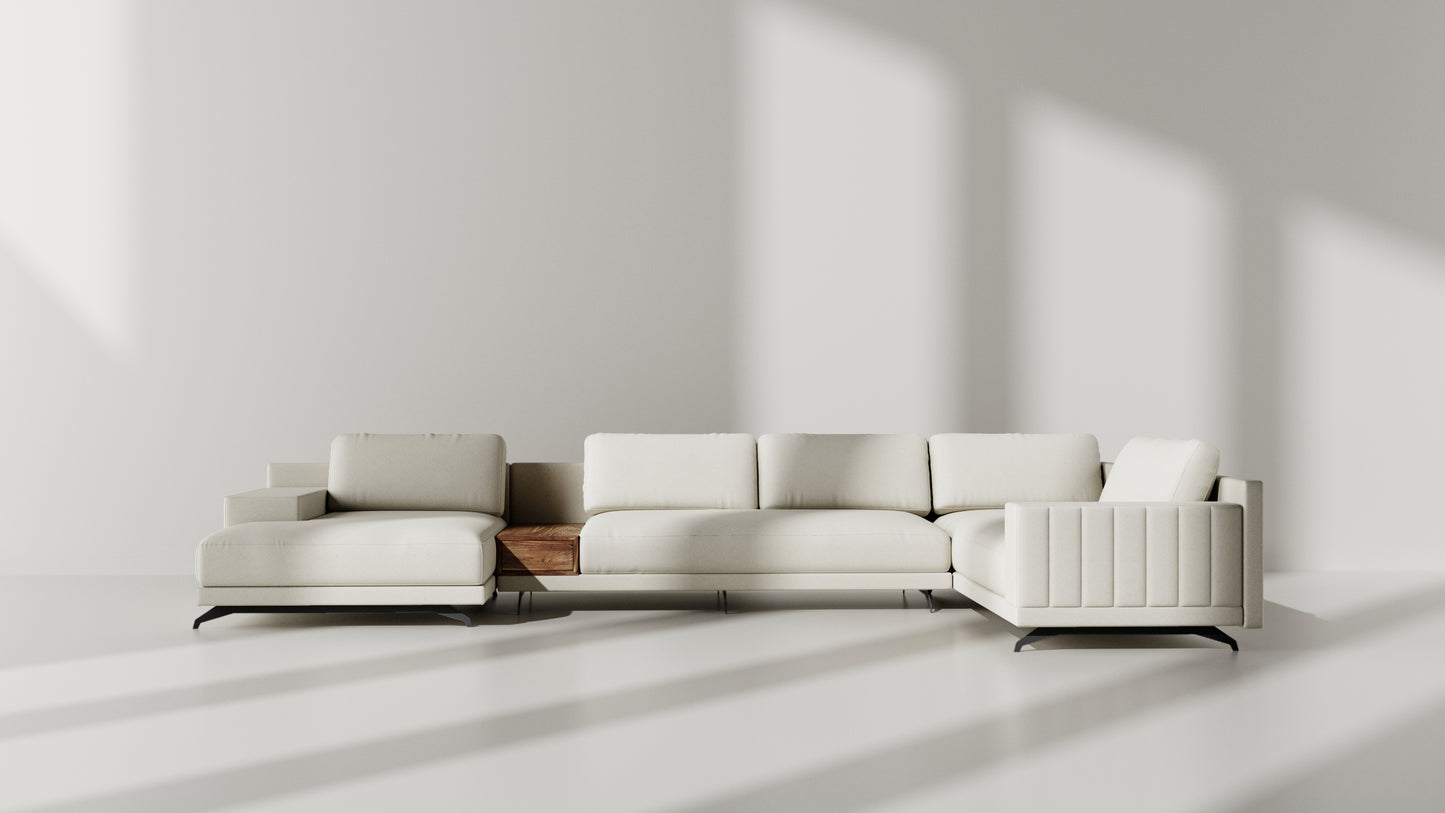 Elite Comfort Cream Sectional