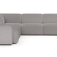 Luna Boucle White Sectional