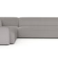 Lune Blue Long Seat Sectional