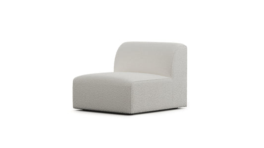 Luna Boucle White Chair