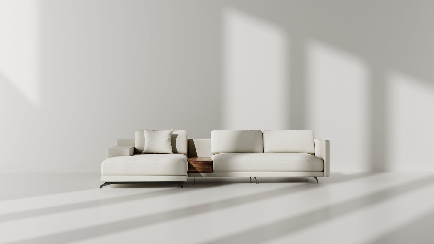 Elite Comfort Cream Sectional