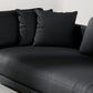 Elite Comfort Pewter Black Sectional