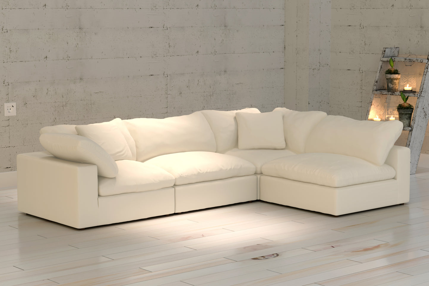 Cloud Paradise Sectional 4 Seater