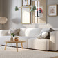 Luna Boucle White Sofa