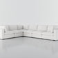 Bennet Pewter Grey 6 Seat Corner Sectional