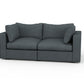 Bennet Pewter Grey Sofa & 62" Love Seat