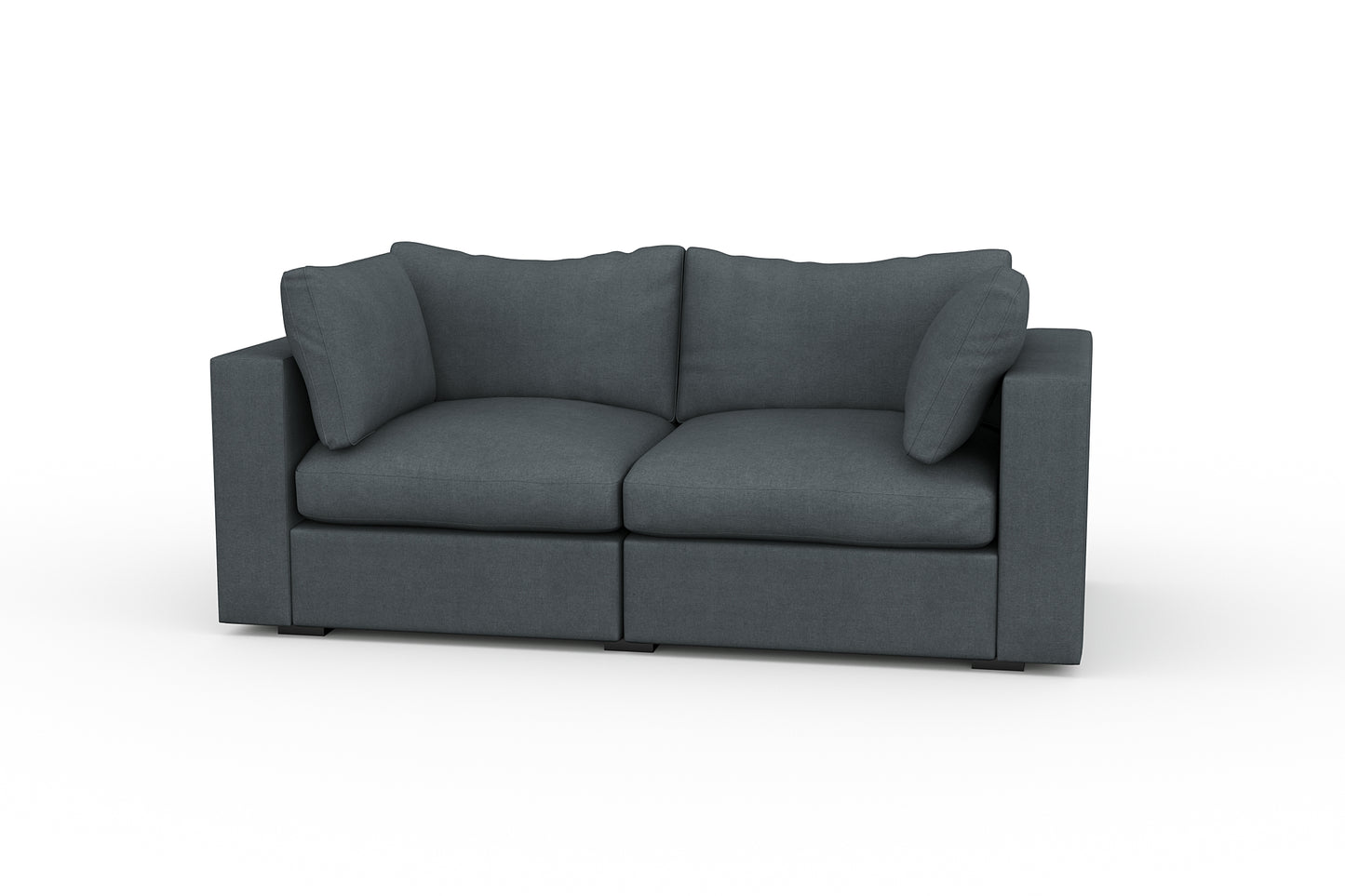 Bennet Pewter Grey Sofa & 62" Love Seat