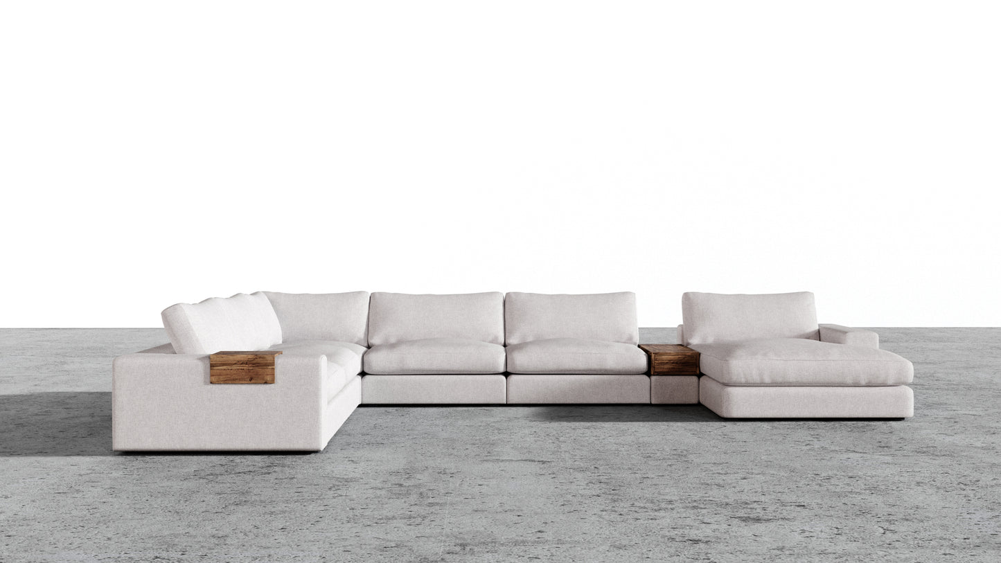 MGR 5 Seat + Chaise Corner Sectional