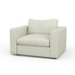 Bennet Pearl Cream 3 Seat Sofa, Loveseat & Chair