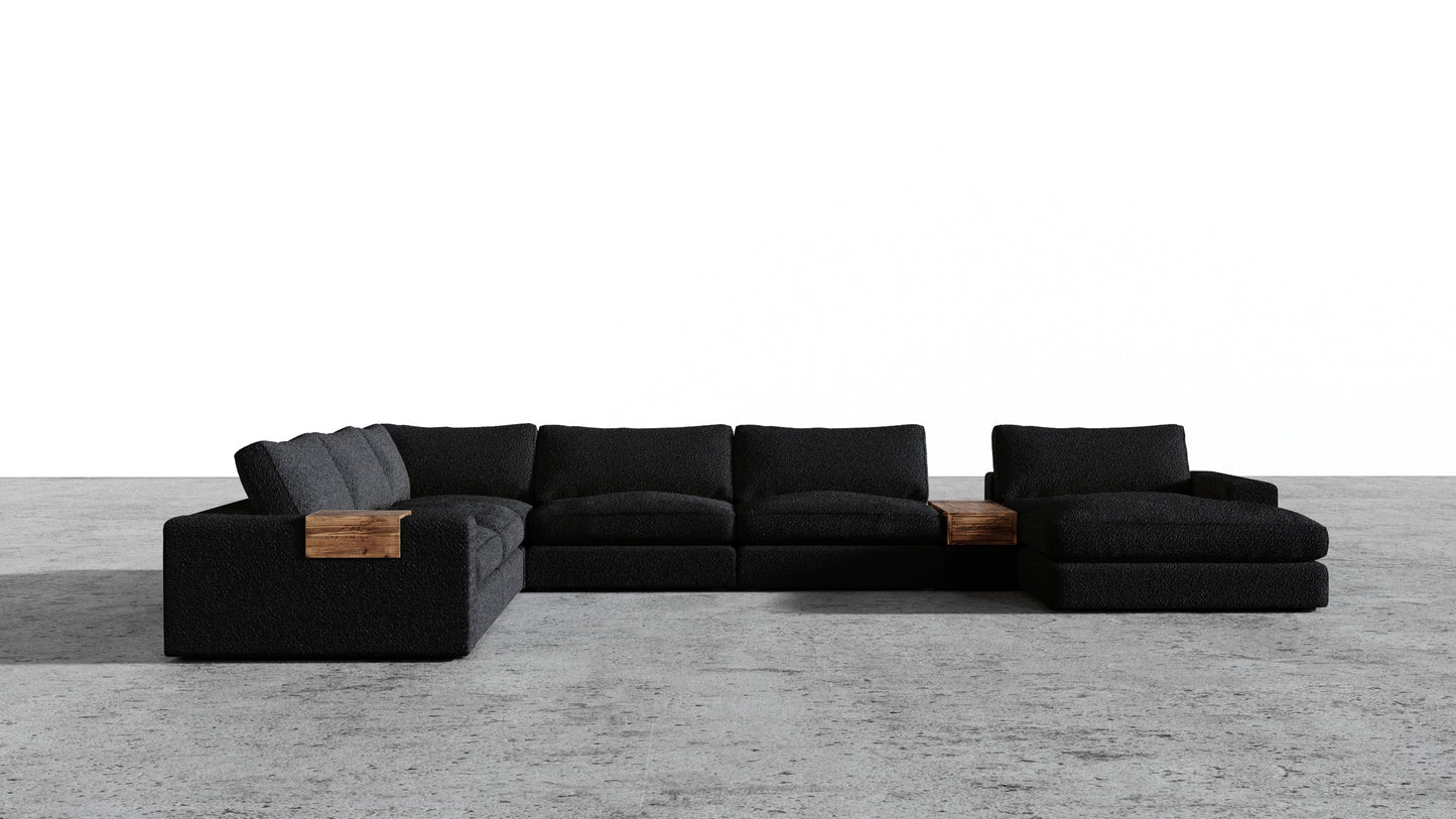 MGR 5 Seat + Chaise Corner Sectional