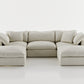 Cloud Paradise Sofa Double Ottoman