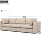 Bennet Amber Beige Sofa