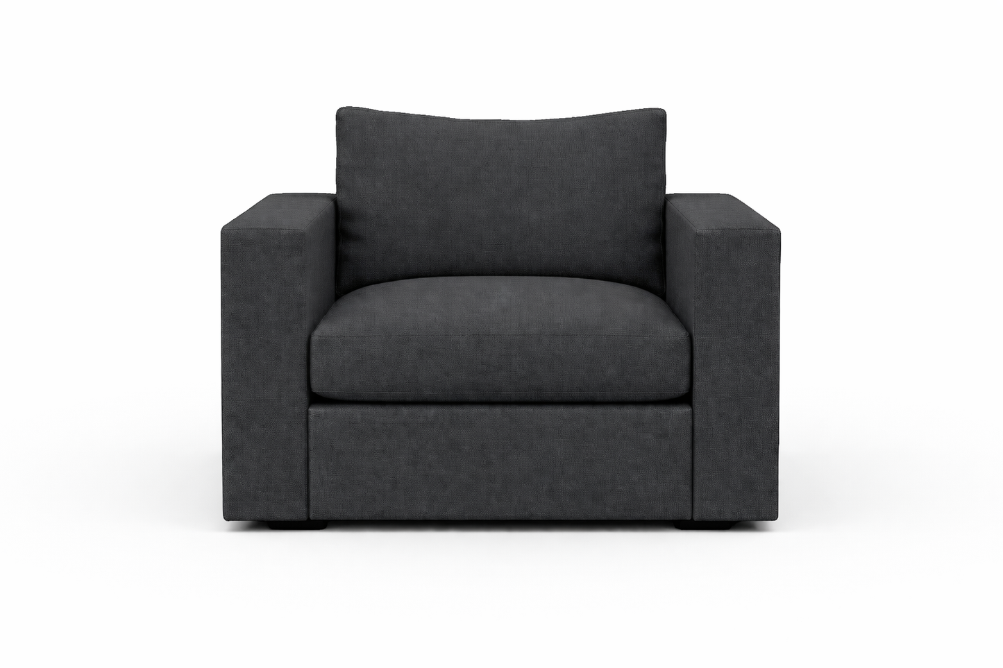 Chaise royale Bennet en étain gris