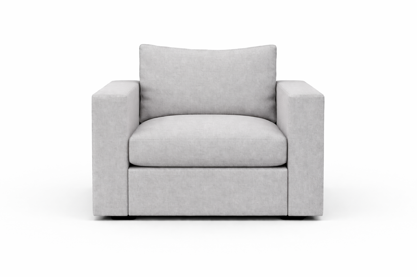 Chaise royale Bennet en étain gris