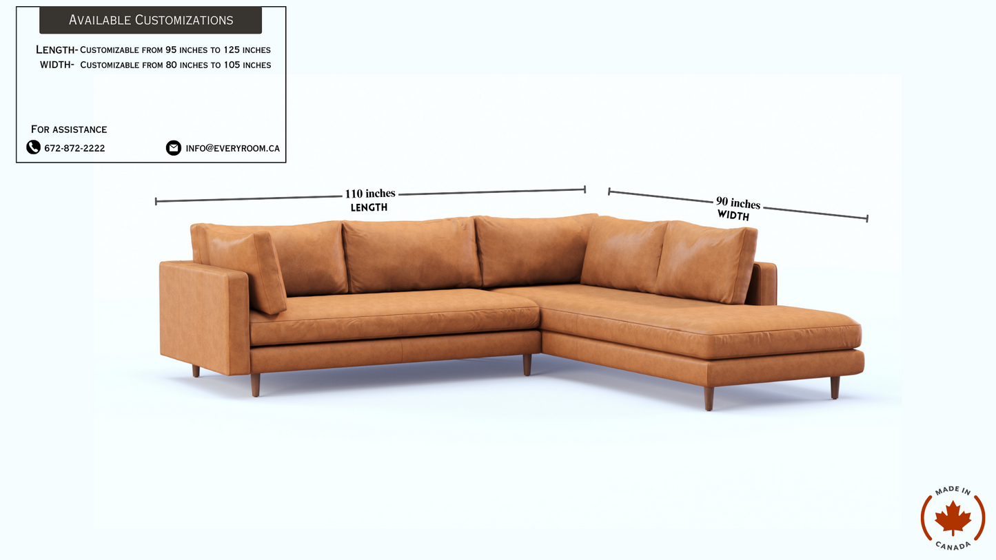 Dawson Classic Chaise Sectional