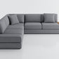 Elite Comfort Grey Corner Sectional