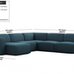 Luna Blue Left Chaise Sectional