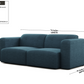 Luna Blue Loveseat