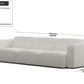 Luna Boucle White Sofa