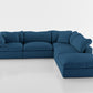 Cloud Paradise Sectional 4 Seater With Ottoman