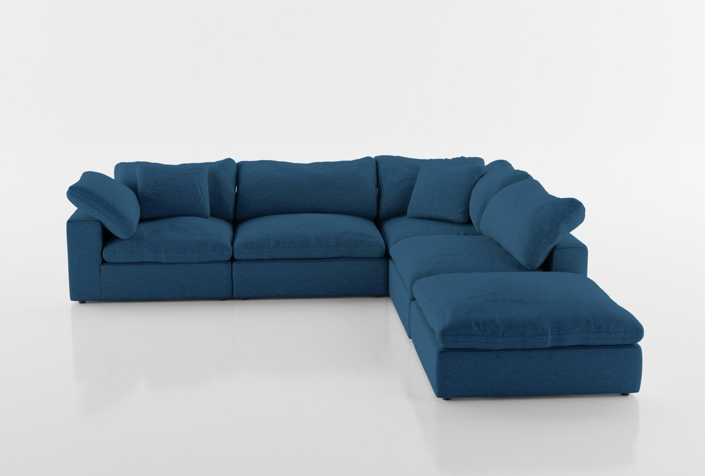 Cloud Paradise Sectional 4 Seater With Ottoman