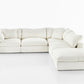 Cloud Paradise Sectional 4 Seater With Ottoman